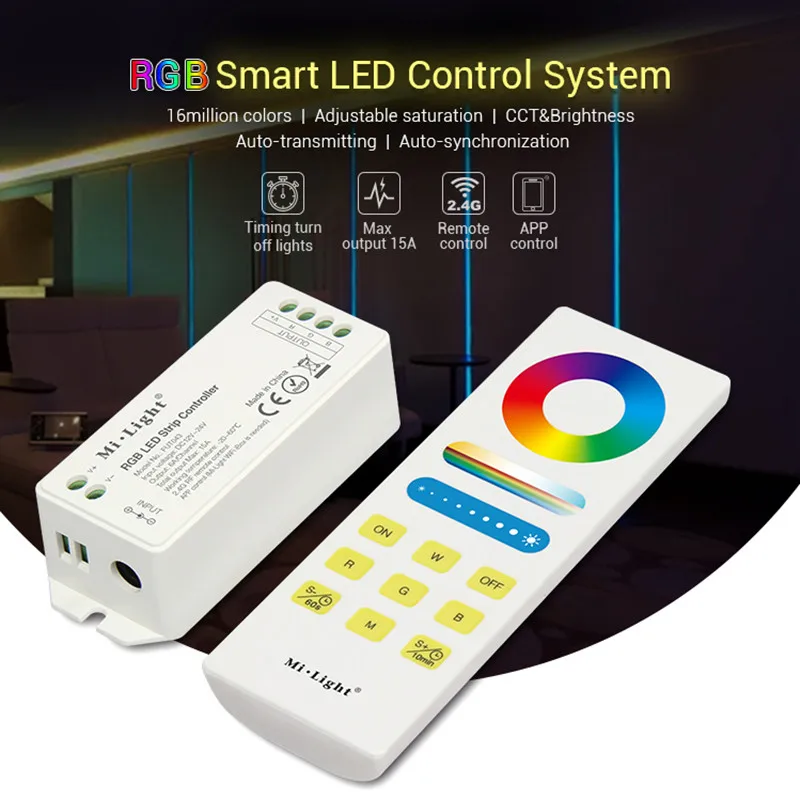 Контроллер светодиодной ленты Mi. Светильник FUT043 RGB постоянный ток 12 В ~ 24 2 4 ГГц