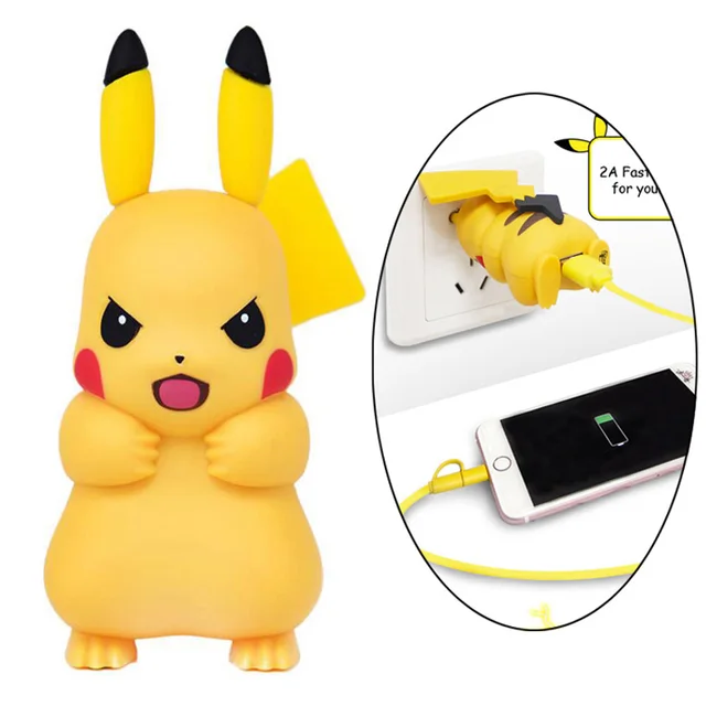 2017 New Arrival Pop Pikachu Mobile Phone Adapter USB