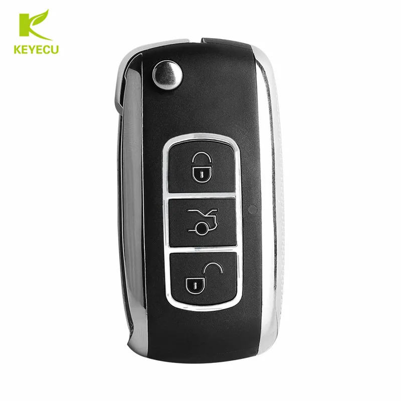 Замена KEYECU Модернизированный флип дистанционный ключ-брелок от машины 3 кнопки 315 МГц ID46 чип для Honda Civic 2004 2005 2006 2007 2008