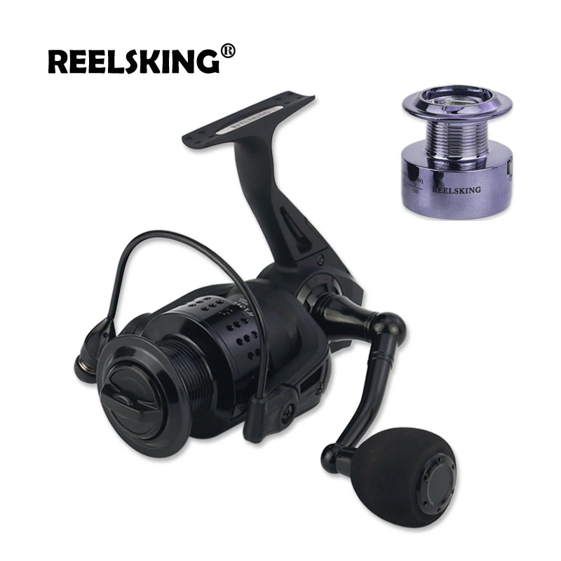 Катушка для спиннинга REELSKING рыболовная катушка ловли карпа с запасной