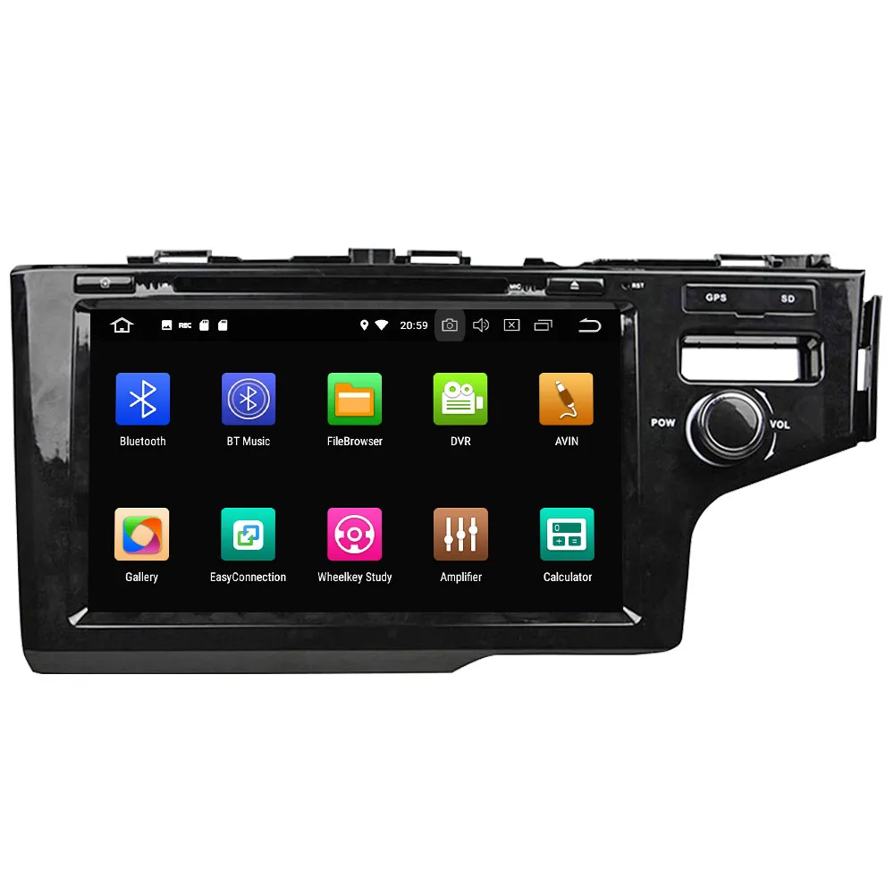 Best 9" IPS Octa Core 4G Android 8.1 4GB RAM 64GB ROM RDS BT Car DVD Multimedia Player Stereo Autoradio For Honda Fit Jazz 2014-2016 1
