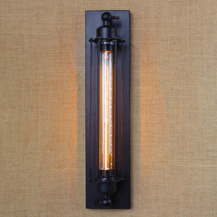 Wholesale New Industrial style Retro vintage sole head of a bed Outlets lobby hotel bedroom Antique bronze decorative wall lamp