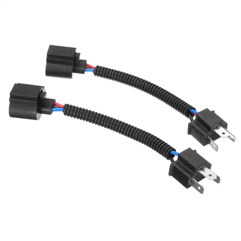 Headlight Conversion Cable V-Spec H13 to H4 Adapter PAIR