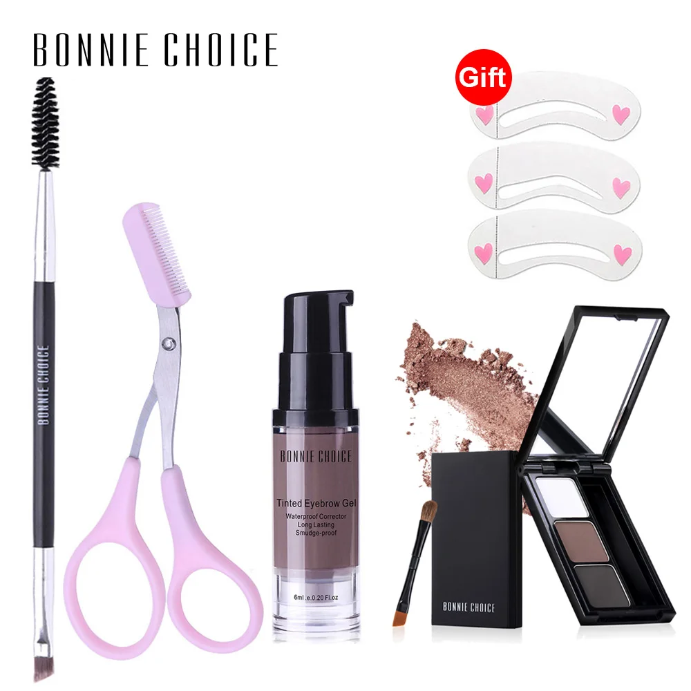 BONNIE CHOICE гель для бровей с высоким оттенком коричневый палитра усилитель ТИНТ