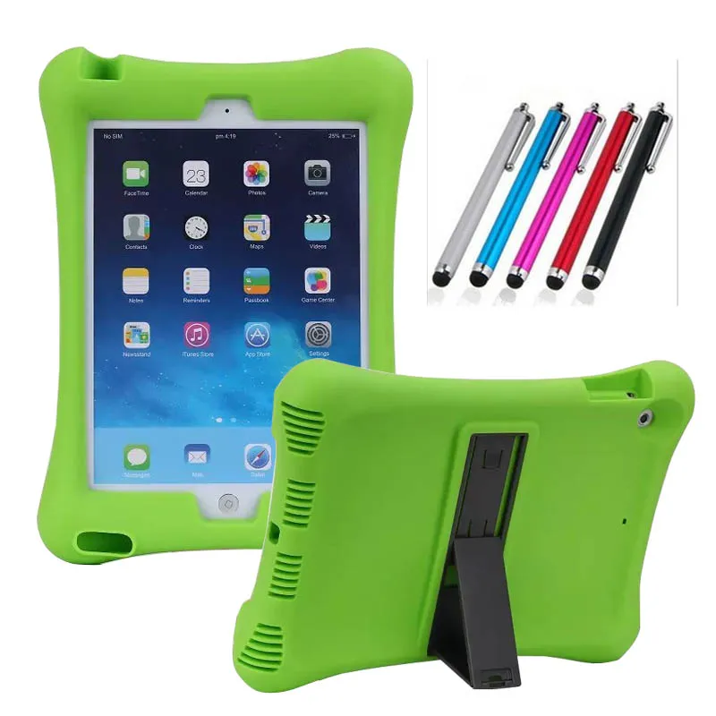 For ipad Air Shell Durable Kids Safe Shockproof Loud Speaker Soft Thick