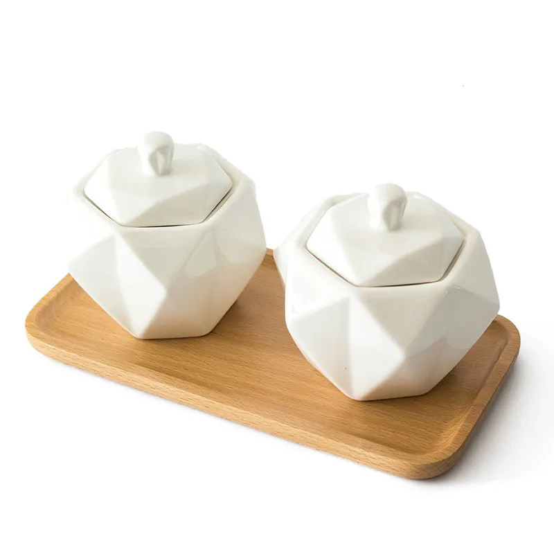 

Ceramic Spice Storage Bottles Jars Kitchen Tools Set Japanese-style Combination Packages Home Decoration Wedding Gift