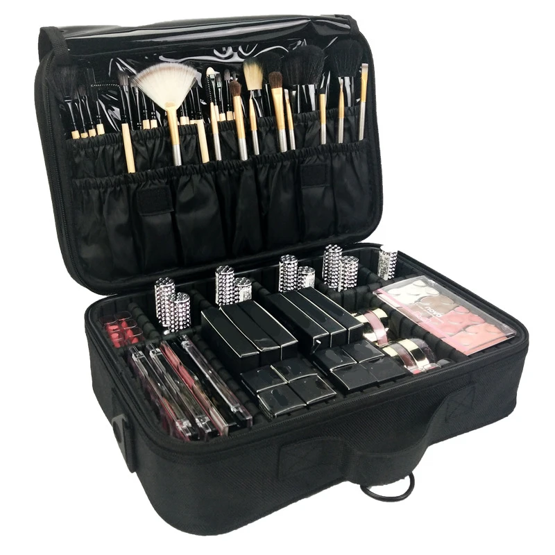 

Brand Cosmetic Case Suitcases Multi-storey Large Professional Makeup Bag Women Beauty Storage Organizer Cosmetic Bag