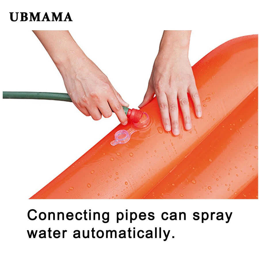 Outdoor non olet 3 person inflatable slide large wear-resisting lawn surfboards inflat toy for child swimming pool accessories