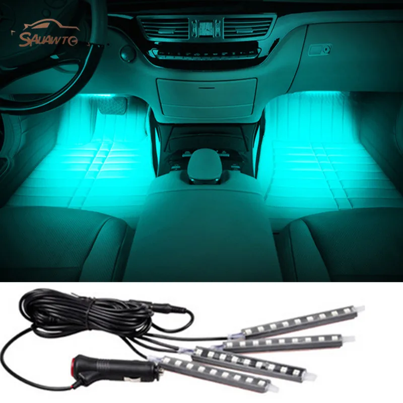 

For Mazda 3 6 5 Spoilers CX-5 626 M3 M5 MX5 CX7 CX-7 2 RX8 Atenza Car Interior Floor Foot Decoration LED Atmosphere Light Lamp