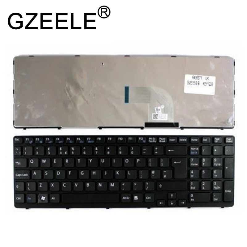 Клавиатура GZEELE для ноутбука Sony Vaio E15 SVE15 SVE1511 SVE1511W1E SVE1511W1EB SVE1511W1EB.FR5 Великобритания |
