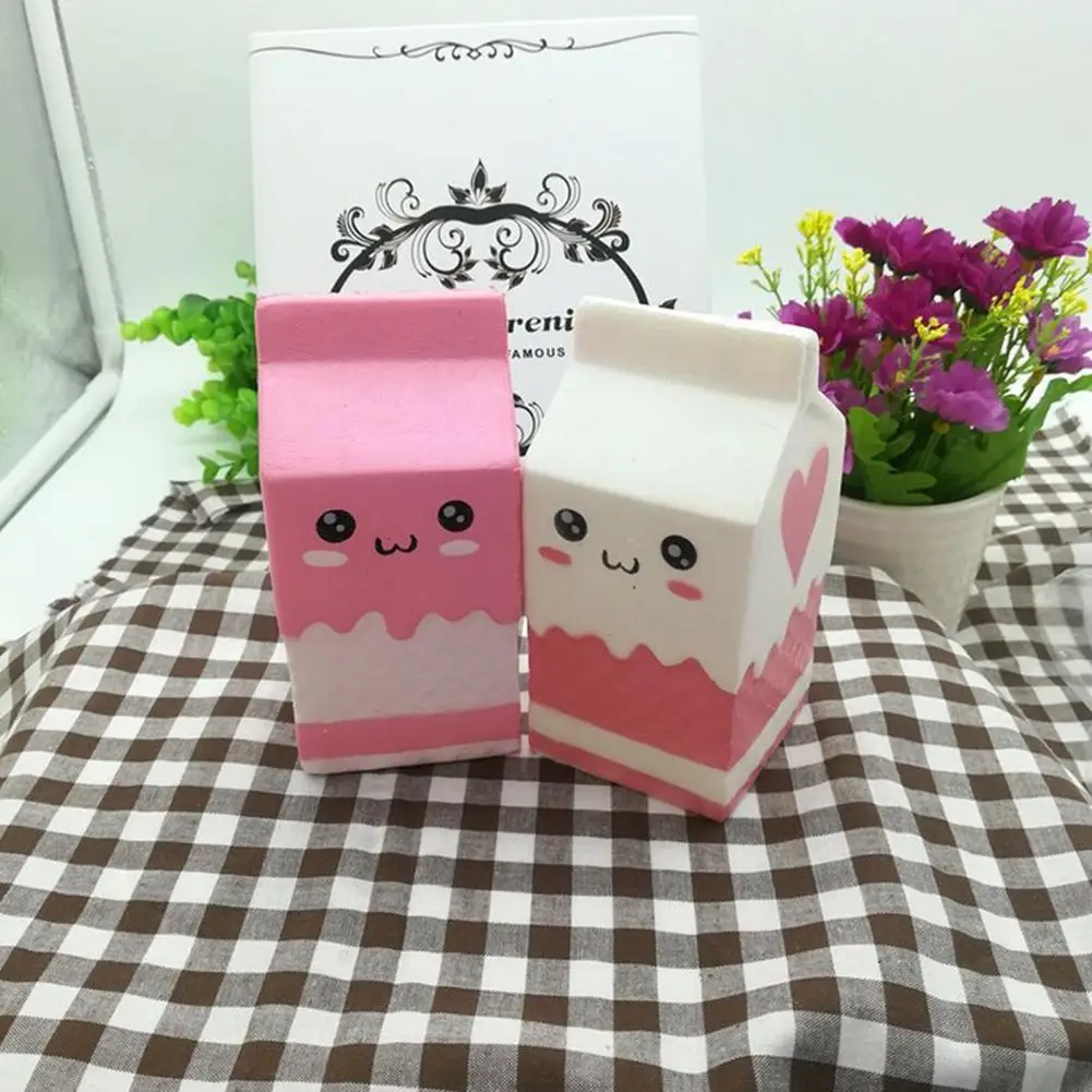 Mochi Squeeze Milk Box/банан/кошка игрушка для гамбургера медленно поднимающаяся Милая