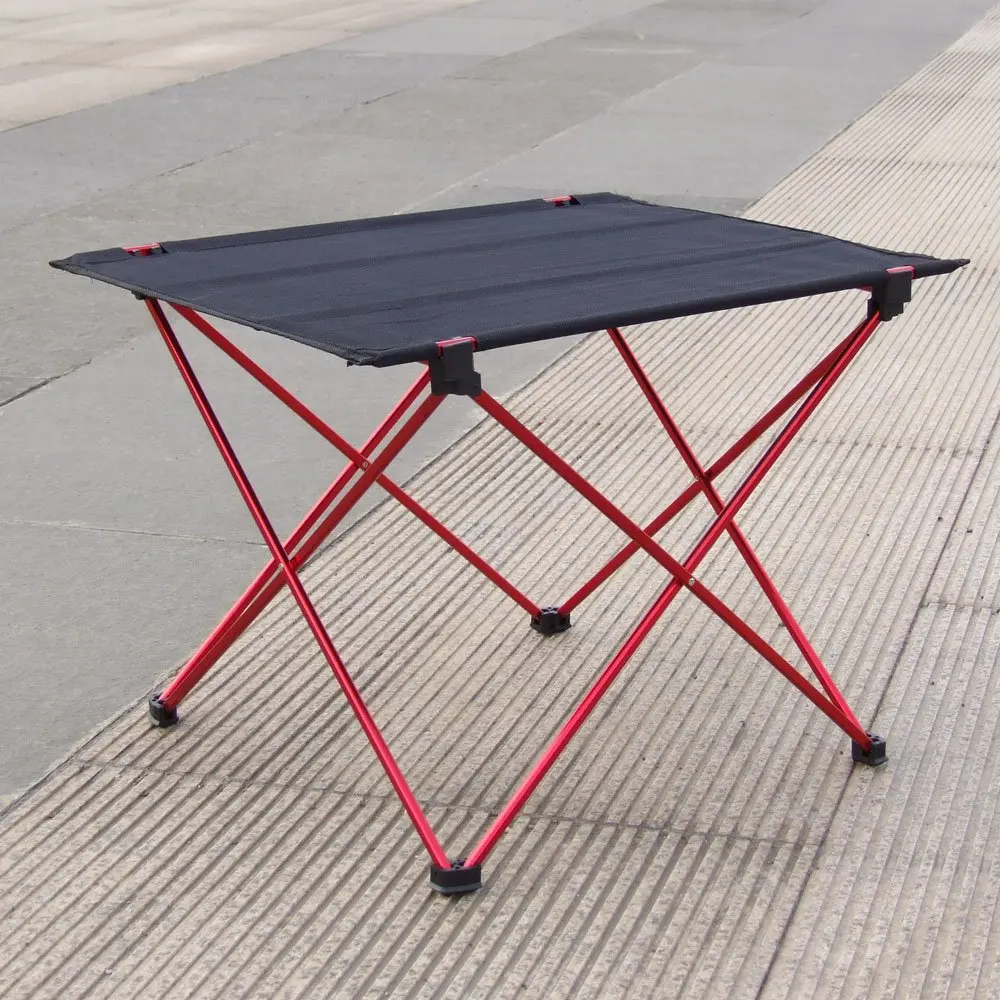 Venta caliente portátil plegable de escritorio de la tabla de Camping Picnic al aire libre de aleación de aluminio de 6061 de la luz Ultra-