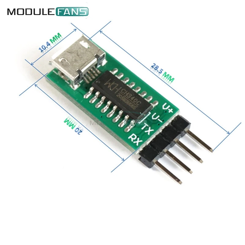 HiLetgo 5pcs USB to TTL CH340 Module with STC Microcontroller Download Cable USB to Serial 3-01-0459 HiLetgo 5pcs USB to TTL CH340 Module with STC Microcontroller Download Cable USB to Serial 3-01-0459