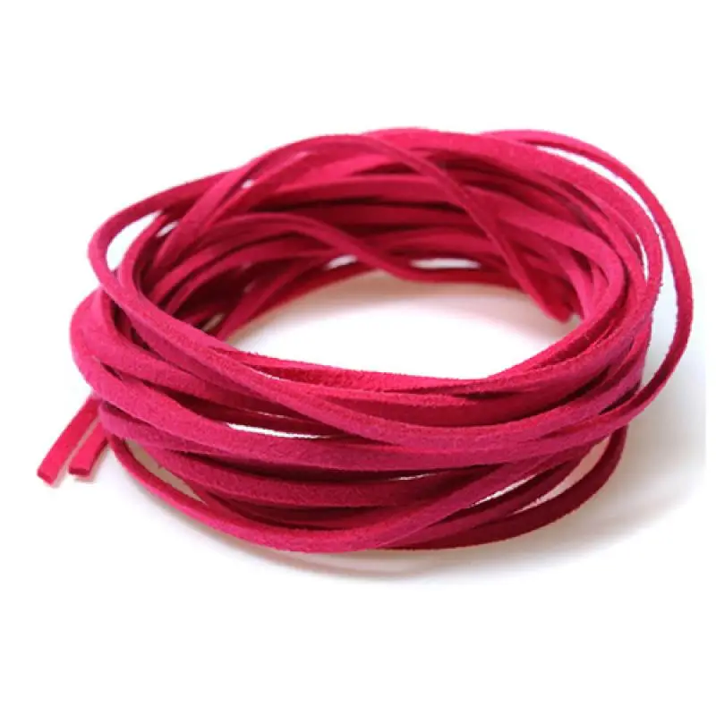 

Leather Cords Suede Flat Leather Cord / Rope / Wire / Cord DIY Necklace Choker Bracelet Make Jewelry 5PCs/Lot 1Yard/PC