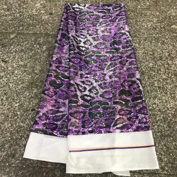 

Free shipping African lace fabric 2018 High Quality Sequins tulle French lace fabric For Nigerian Wedding Dress for lady gril