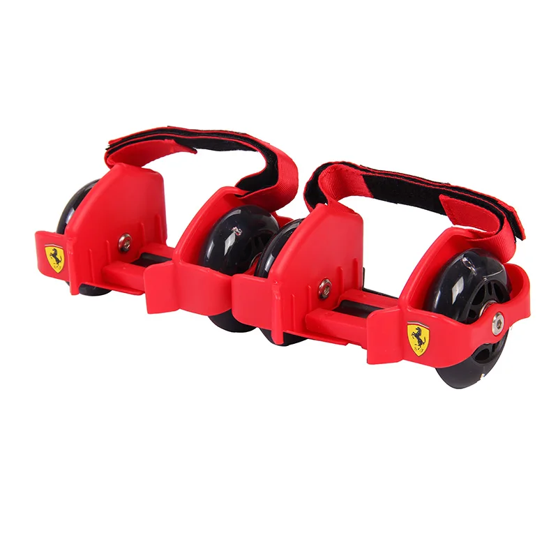 

Adjustable light roller heel skates shoes flash Wheel blades speed skating skates