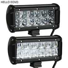 Hello eovo реального Мощность 4D 5D 7 дюймов 2 шт. светодиодные панели для работы для вождения Offroad Лодка автомобиль тягач 4×4 внедорожник ATV 12 В 24 В