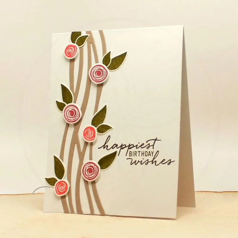 

YaMinSanNiO 9Pcs/lot Flower Metal Cutting Dies Scrapbooking Embossing Circle Frame Stencils for Card Making Decor Album New 2019