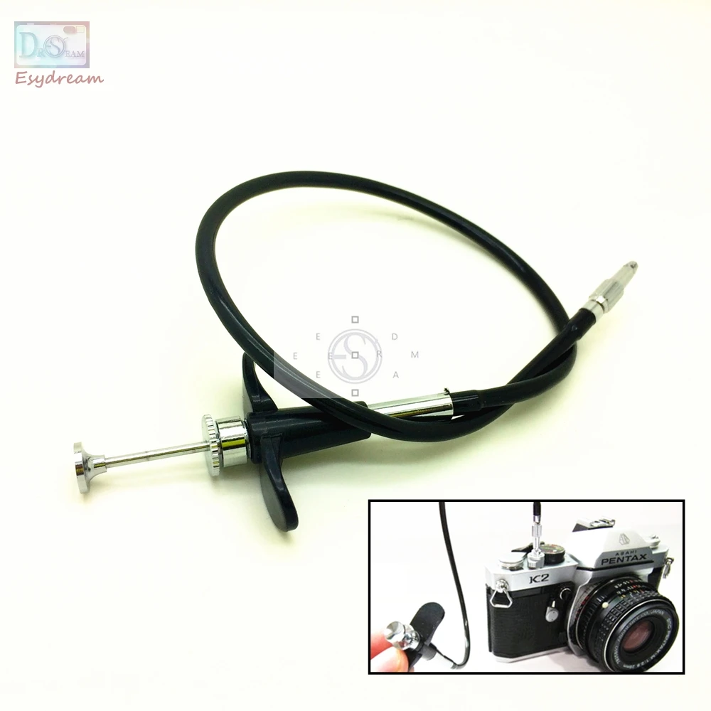 

16 inch 40cm Mechanical Locking Camera Shutter Release Remote Control Cable Cord for Leica Fuji Fujifilm Nikon F3 F4 M10 M9 M8