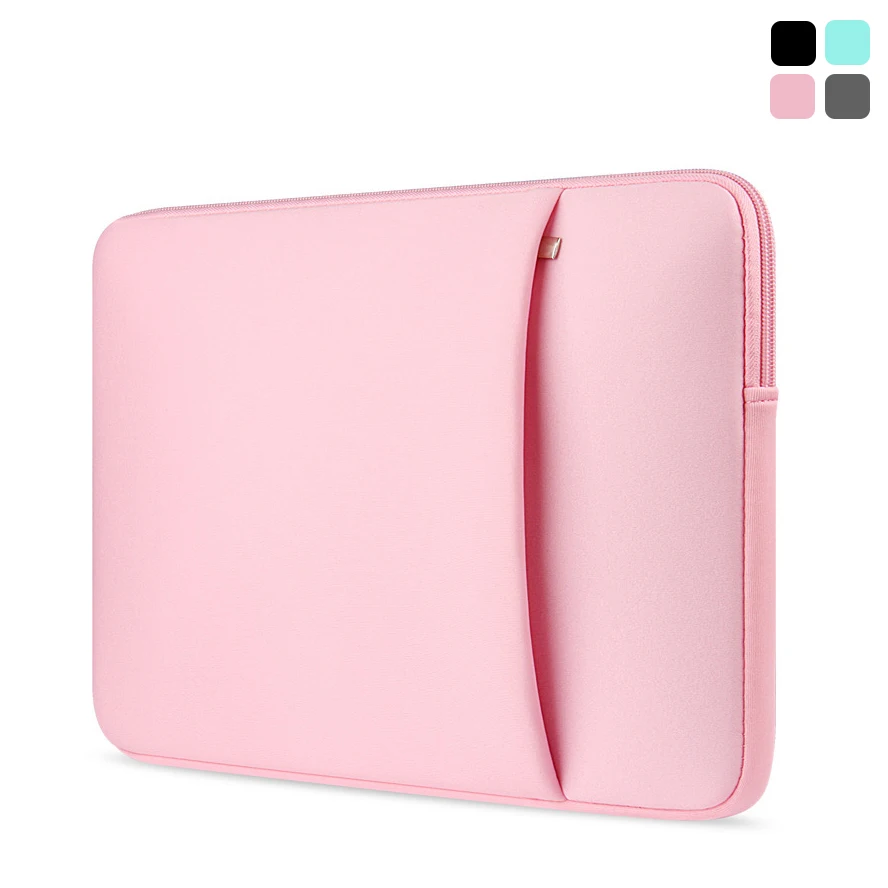 

Notebook Soft Sleeve Laptop Bag Case Cover for MacBook Air Pro for iPad Pro Retina 15 13 12 11 inch bag sleeve with outer pocket