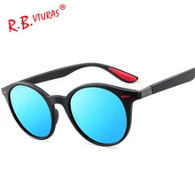 Новинка, круглые поляризационные солнцезащитные очки для женщин, Винтажные Солнцезащитные очки, женские очки, Роскошные, брендовые, дизайнерские, Rayed gafas de sol mujer