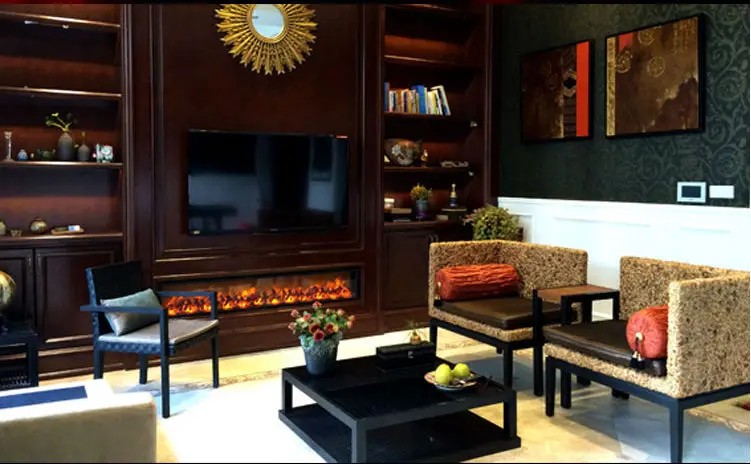 1800 400 200mm Indoor Metal Designer Electric Fireplace In 1800 400 200mm Indoor Metal Designer Electric Fireplace
