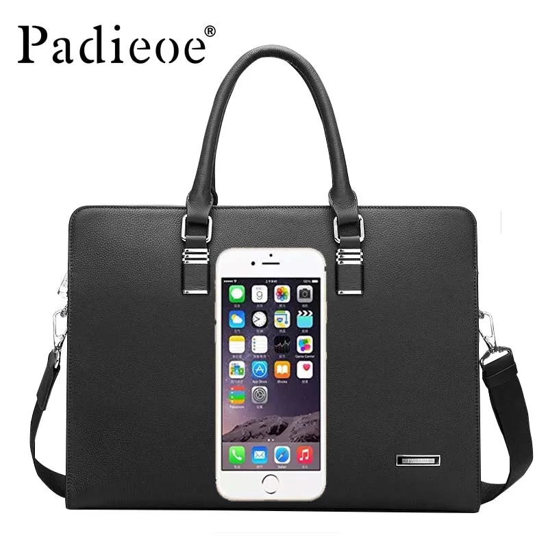 Ipad Männer Leder Luxus Handtasche Herren Casual Original Schulter blue Geschäftsleute Aktentasche Tasche Black Rindsleder Umhängetasche zqArZz