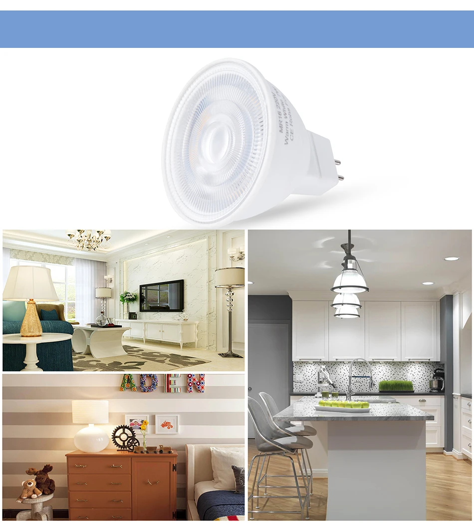 Lâmpada de Led Ponto de Economia de Energia Led de Milho Lâmpada Holofote v Led Focos 5 w 7 Ampola gu 10 Peças Gu5.3 2835 Smd Gu10 Mr16 220 10 7 w, ampola gu 10 peças lâmpada