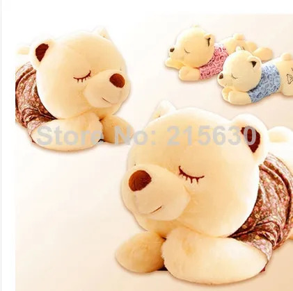 wholesale 60cm cute plush toy bear sleep teddy bears christmas