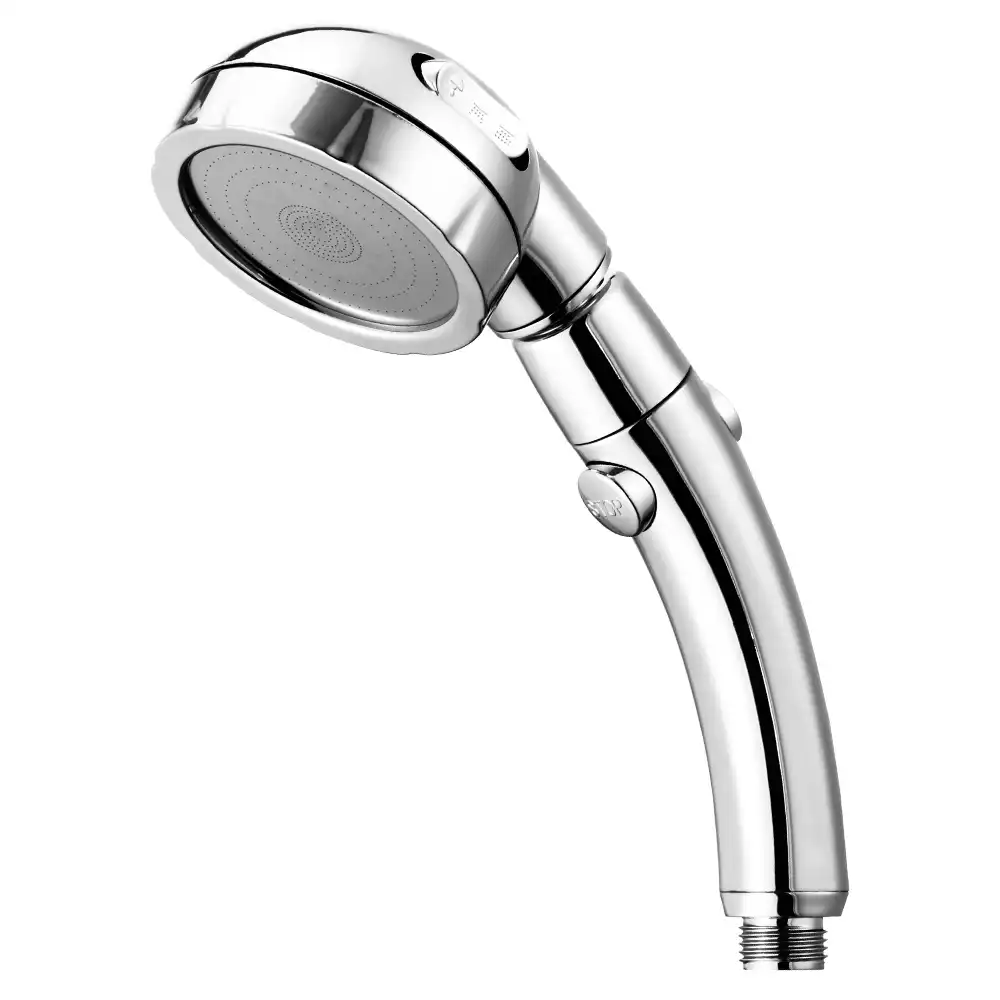 Handheld Shower Head High Pressure 3 Spray Setting ON//OFF Pause Water Saving