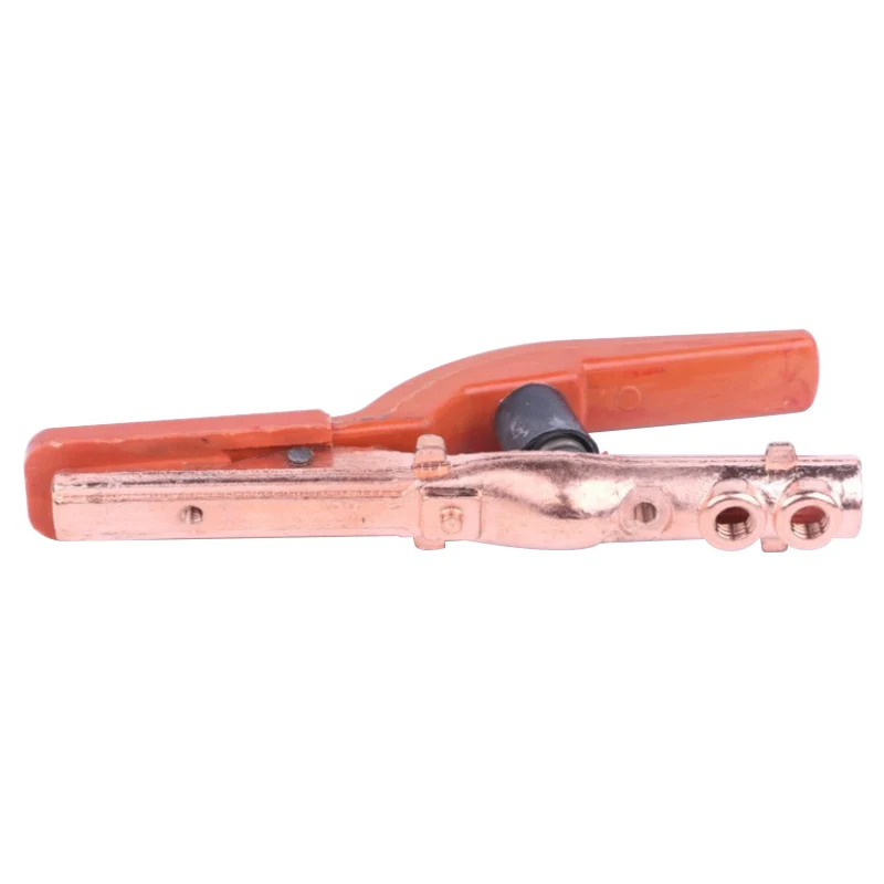  New 500A Welding Electrode Clamp Heavy Duty Electrode Clamp Reboot Electrode Holder Copper For Weld