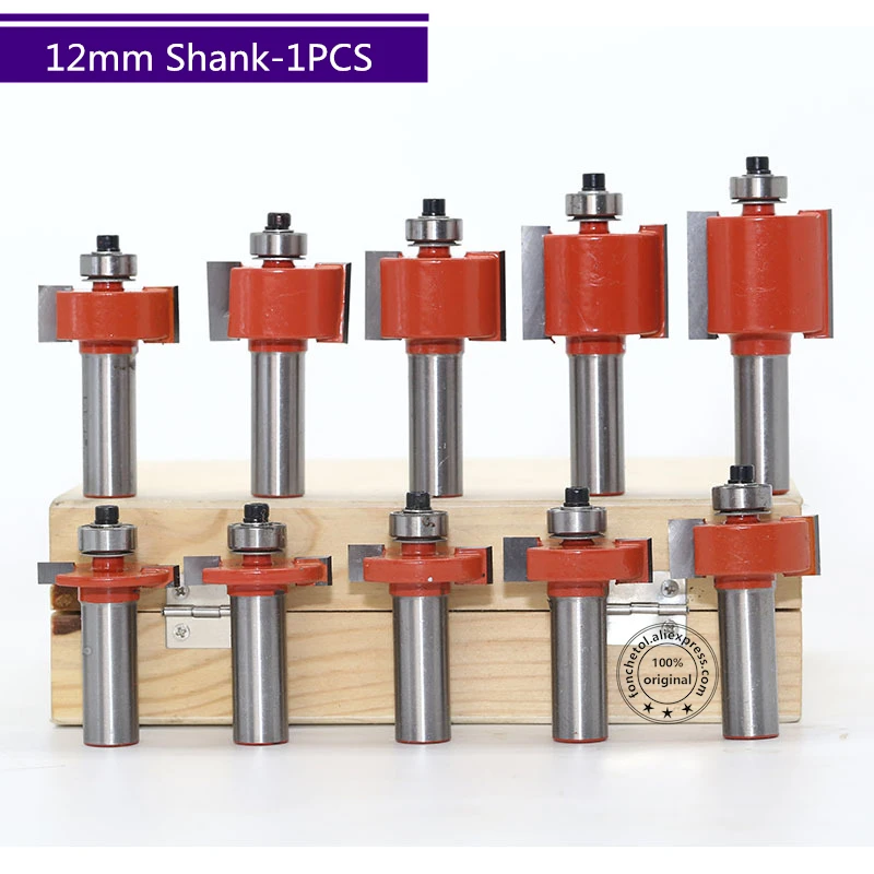 TideWay Point Cutting Round Over Bit Professional Grade Woodworking Carving Tool Tungsten Carbide Router Bit For