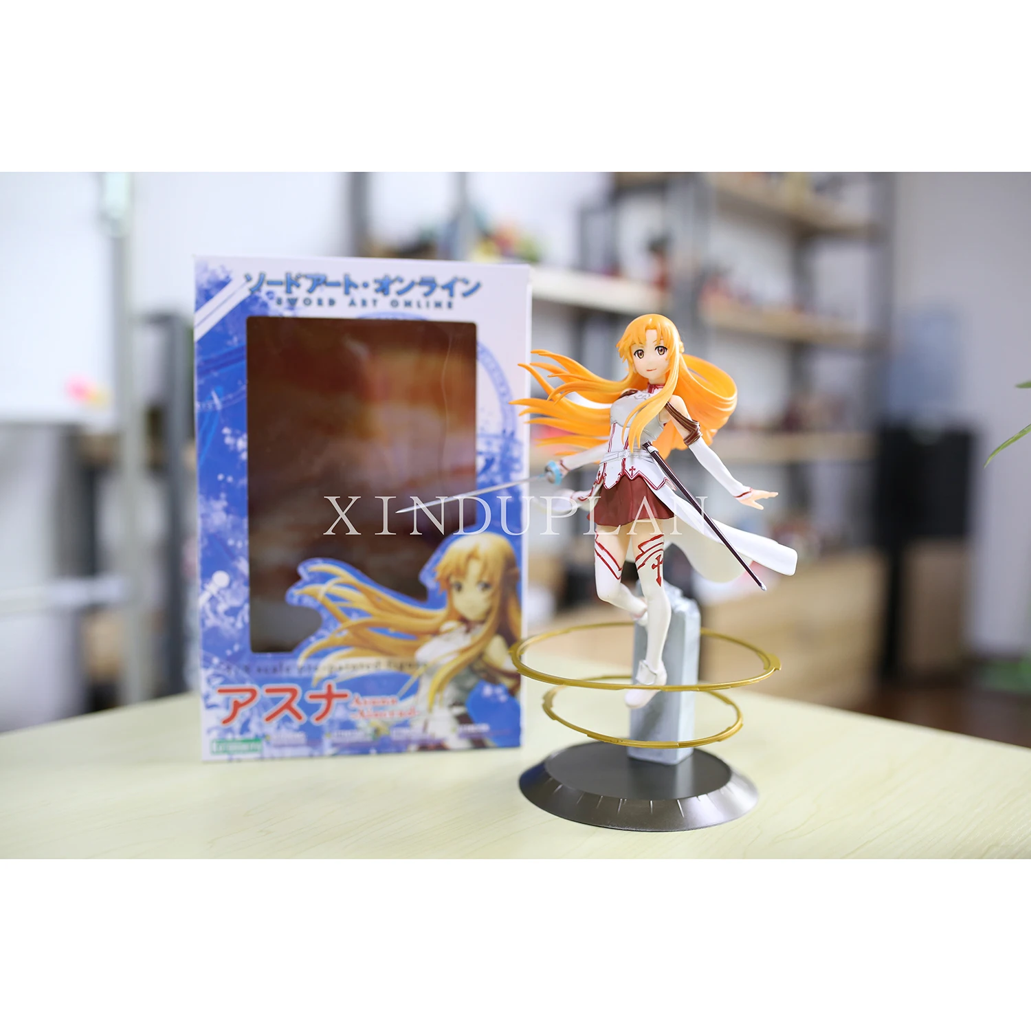 

XINDUPLAN Sword Art online Anime Kirito Yuuki Asuna SAO Action Figure Toys 23cm PVC Gifts Collection Model 0467