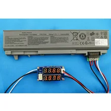 DIY Мини вольтметр Тесты er светодиодный дисплей красного цвета Напряжение Тесты DC 0-30 В 5A Перезаряжаемые литий-ионный Батарея модуль вольтметр метр