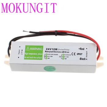 

10pcs fast IP67 24V 10W Waterproof LED Driver Power Supply AC110-260V to DC24V Adapter Switch Transformer For LED Strip Light