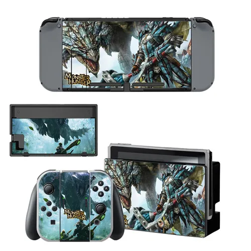 Наклейка на кожу Monster Hunter vinilo для Nintendo doswitch наклейка s skins для Nintendo Switch NS консоль и контроллеры Joy-Con - Цвет: YSNS0472