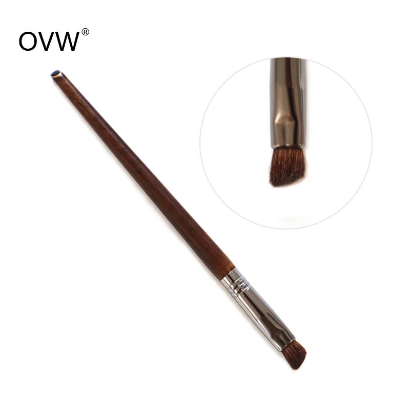 

OVW Medium Angled Shading Makeup Brushes for Eye Shadow Blending Contouring Soft Pony Hair Brush Professional Scuplting Tools