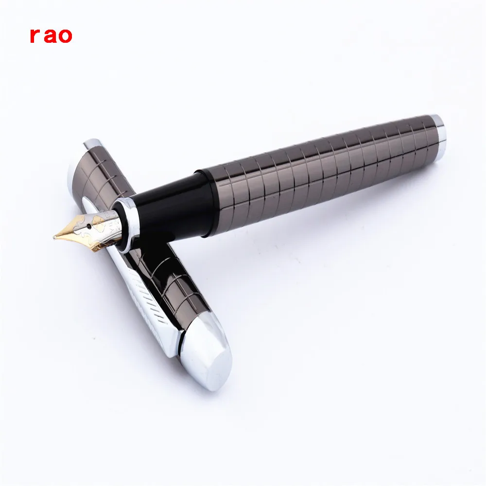 

luxury High quality 870 Gray Line Business office Medium Nib Fountain Pens New