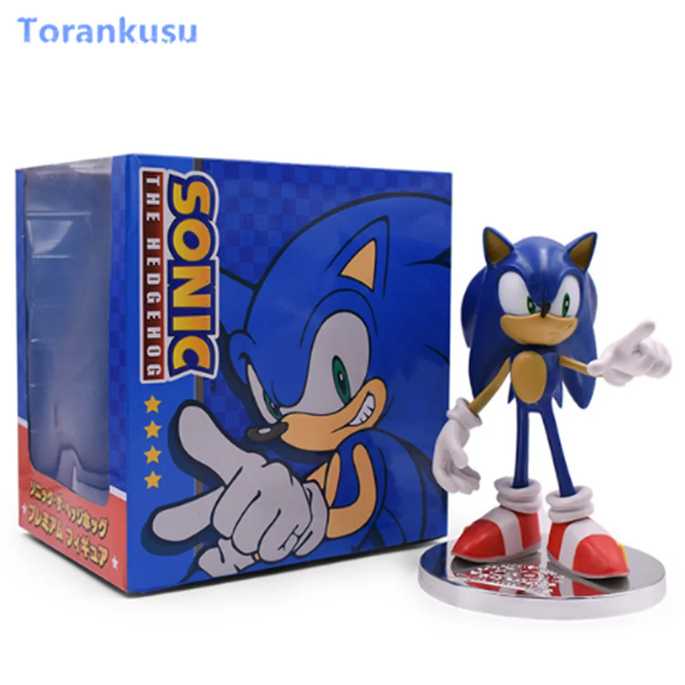 

Sonic Figure PVC Super Sonic Action Figure 20th Anniversary Movable Hot Toys For Children Kids Gift Doll Kawaii Model Figura PG