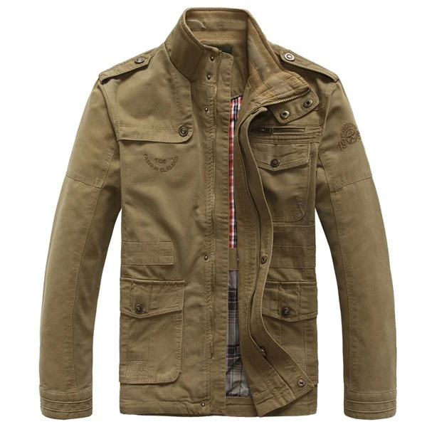 Big Size S-5XL Men Outdoor Autumn Cotton Jacket Outwear