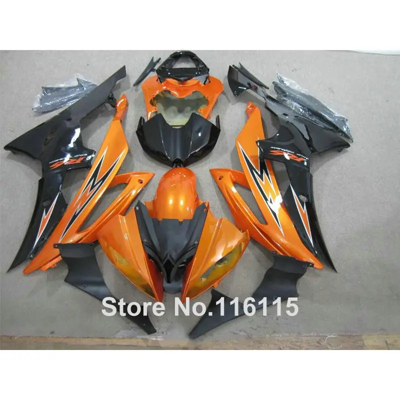 Литья под давлением кузов обтекатели комплект для YAMAHA R6 в 2008 -2014 оранжевый черный полный комплект обтекателя и YZF R6 в 08 09 - 14 ZB80 Литья под давлением кузов обтекатели комплект для YAMAHA R6 в 2008 -2014 оранжевый черный полный комплект обтекателя и YZF R6 в 08 09 - 14 ZB80
