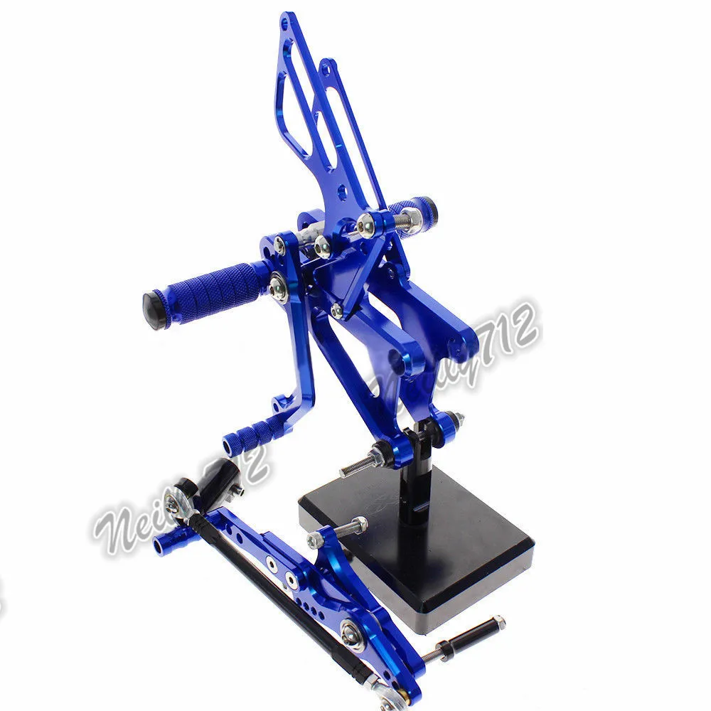 CNC регулируемый Rider Сзади наборы для ухода за кожей Rearset подставка для ног, ухода за кожей ног колышки для Triumph Daytona 675 R 2006 2007 2008 2009 2010 2011 2012