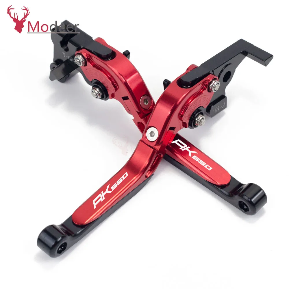 

Motorcycle Accessories Brakes Clutch Levers Handle For KYMCO AK550 2017-2018 brake levers AK 550 logo CNC Adjustable