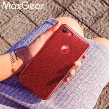 MaxGear Phone Cases for iPhone 5 5S SE 6 7 Plus Bling Glitter Gradient Case TPU Silicone+PC Cases for iPhone 6 6S Phone Cases