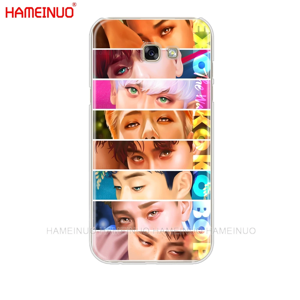 HAMEINUO Kpop exo чехол для сотового телефона Lucky one Samsung Galaxy A3 A310 A5 A510 A7 A8 A9 2016 2017