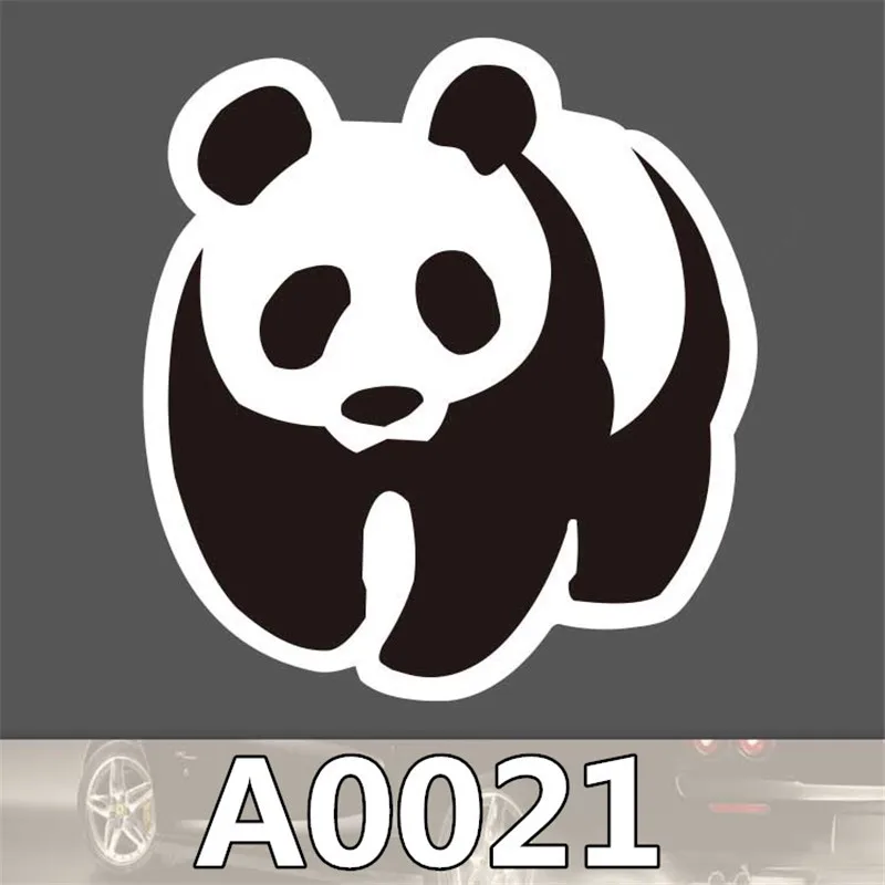 

2pcs/bag Cute panda sticker travel skateboard trolley sticker body sticker cartoon graffiti PVC waterproof sticker A0021