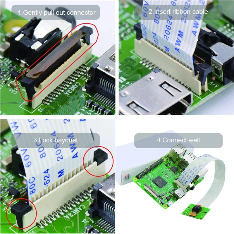 Raspberry pi камера 5 М 1080p сенсор OV5647 мини камера видео модуль для raspberry pi Модель A/B+ Webcamra для raspberry pi 3/3b