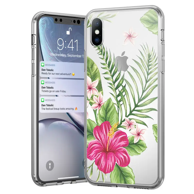 Мягкий силиконовый чехол Ottwn для iPhone 11, 7, 8, 6, 6S Plus, 5, 5S, SE, Ретро стиль, листья, цветы, чехол для телефона s, для iPhone XR X XS Max, задняя крышка - Цвет: 4712