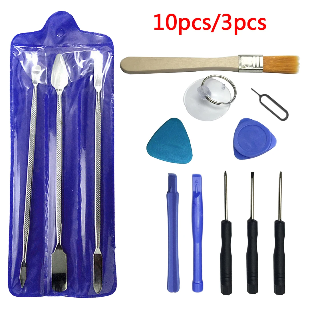 

Screwdrivers Set 10pcs/3pcs Disassemble Tool Set Smart Cell Mobile Phone Opening Pry Repair Tool Kit For Samsung for iPhone