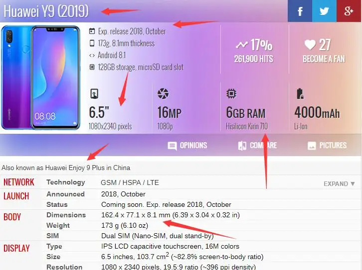Huawei Y9 (2019)